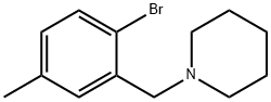 1-(2-溴-5-甲基苄基)哌啶,1414870-84-0,结构式