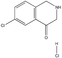 6-Chloro-2,3-dihydro-1H-isoquinolin-4-one hydrochloride Structure