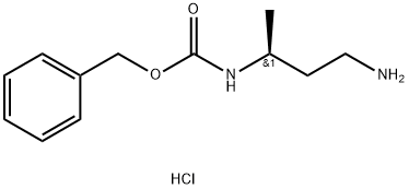 (S)-3-Cbz-amino-butylamine hydrochloride Struktur