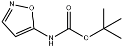 tert-butyl isoxazol-5-ylcarbamate 化学構造式