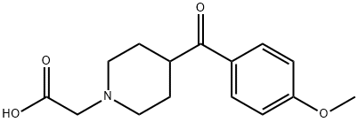 2-(4-(4-甲氧基苯甲酰基)哌啶-1-基)乙酸