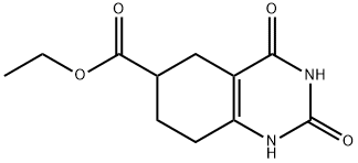 2,4-二羟基-5,6,7,8-四氢喹唑啉-6-羧酸乙酯, 142027-05-2, 结构式