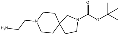 2-BOC-8-(2-氨基乙基)-2,8-二氮杂螺[4.5]癸烷, 1420809-96-6, 结构式