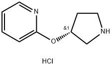 (R)-2-(pyrrolidin-3-yloxy)pyridine hydrochloride,1421041-16-8,结构式