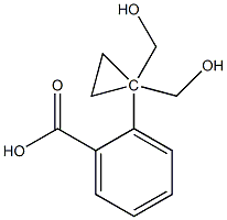 1,1-Cyclopropanedimethanol 1-benzoate Structure
