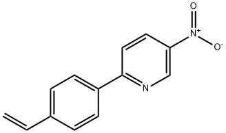 5-Nitro-2-(4-vinylphenyl)pyridine Struktur