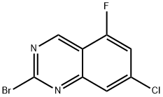 2-bromo-7-chloro-5-fluoroquinazoline Structure