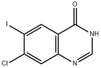 7-Chloro-6-iodo-1H-quinazolin-4-one Structure