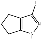 3-iodo-1H,4H,5H,6H-cyclopenta[c]pyrazole Struktur