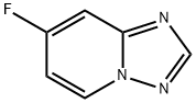 7-Fluoro-[1,2,4]triazolo[1,5-a]pyridine 化学構造式