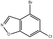 4-Bromo-6-chloro-benzo[d]isoxazole Struktur