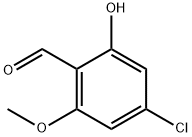 4-chloro-2-hydroxy-6-methoxybenzaldehyde Struktur