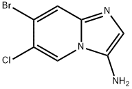 7-bromo-6-chloroimidazo[1,2-a]pyridine Structure