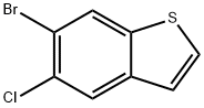 Benzo[b]thiophene,6-bromo-5-chloro-,1427437-71-5,结构式