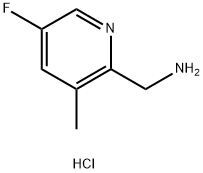 (5-氟-3-甲基吡啶-2-基)甲胺盐酸盐,1428532-86-8,结构式