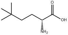 (R)-2-氨基-5,5-二甲基己酸 结构式