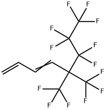 6,6,7,7,8,8,8-ヘプタフルオロ-5,5-ビス(トリフルオロメチル)-1,3-オクタジエン 化学構造式