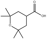 2,2,6,6-四甲基四氢-2H-吡喃-4-羧酸, 1429421-99-7, 结构式