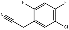 5-Chloro-2,4-difluorophenylacetonitrile Struktur