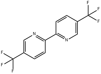 5,5'-Bis(trifluoromethyl)-2,2'-bipyridine Struktur
