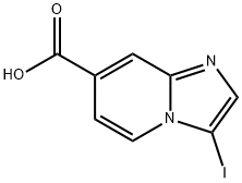 3-Iodo-imidazo[1,2-a]pyridine-7-carboxylic acid Structure