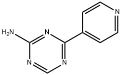 2-amino-4-(4-pyridinyl)-1,3,5-triazine Structure