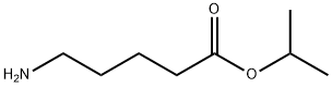 Pentanoic acid, 5-amino-, 1-methylethyl ester
 Struktur