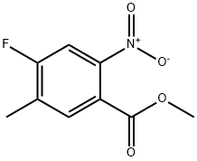 4-Fluoro-5-methyl-2-nitro-benzoic acid methyl ester Structure