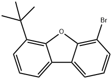 4-bromo-6-tert-butyldibenzo[b,d]furan Struktur