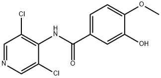 BENZAMIDE, N-(3,5-DICHLORO-4-PYRIDINYL)-3-HYDROXY-4-METHOXY-(WXG00995) Structure