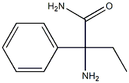 2-amino-2-phenylbutanamide Structure