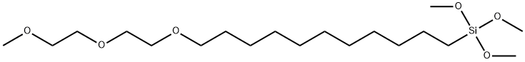 3,3-dimethoxy-2,15,18,21-Tetraoxa-3-siladocosane Structure