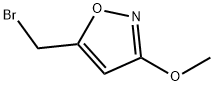 5-(溴甲基)-3-甲氧基异恶唑, 14423-89-3, 结构式