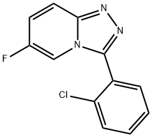 3-(2-Chlorophenyl)-6-fluoro-[1,2,4]triazolo[4,3-a]pyridine,1443248-70-1,结构式