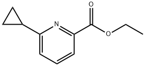 ETHYL 6-CYCLOPROPYLPYRIDINE-3-CARBOXYLATE,1443759-36-1,结构式