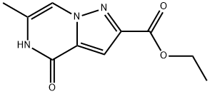 乙基 4-羟基-6-甲基吡唑并[1,5-A]吡嗪-2-甲酸基酯, 1443978-76-4, 结构式