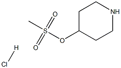 4-methanesulfonyloxypiperidine.HCl Structure