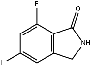 5,7-Difluoroisoindolin-1-one Struktur