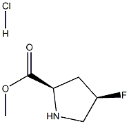 (2R,4R)-4-氟吡咯烷-2-羧酸甲酯盐酸盐, 1445948-46-8, 结构式