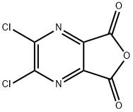 2,3-ジクロロフロ[3,4-B]ピラジン-5,7-ジオン 化学構造式