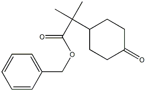 benzyl 2-methyl-2-(4-oxocyclohexyl)propanoate