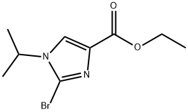 ethyl2-bromo-1-isopropyl-1H-imidazole-4-carboxylate Struktur