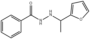 Benzoic acid, 2-[1-(2-furanyl)ethyl]hydrazide Structure
