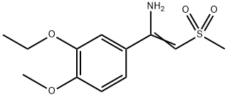 1-(3-ethoxy-4-methoxyphenyl)-2-(methylsulfonyl)ethenamine