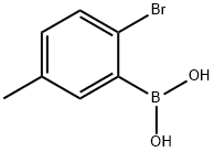 (2-溴-5-甲基苯基)硼酸, 1450711-53-1, 结构式