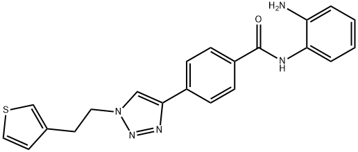 N-(2-アミノフェニル)-4-[1-[2-(3-チエニル)エチル]-1H-1,2,3-トリアゾール-4-イル]ベンズアミド price.