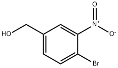 (4-溴-3-硝基苯基)甲醇, 145547-97-3, 结构式