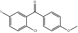 (2-chloro-5-iodophenyl)(4-methoxyphenyl)methanone Structure