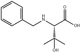 DL-Valine, 3-hydroxy-N-(phenylmethyl)-
 Struktur