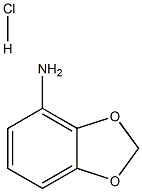 Benzo[d][1,3]dioxol-4-amine hydrochloride Structure
